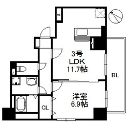 九大学研都市駅 徒歩2分 10階の物件間取画像